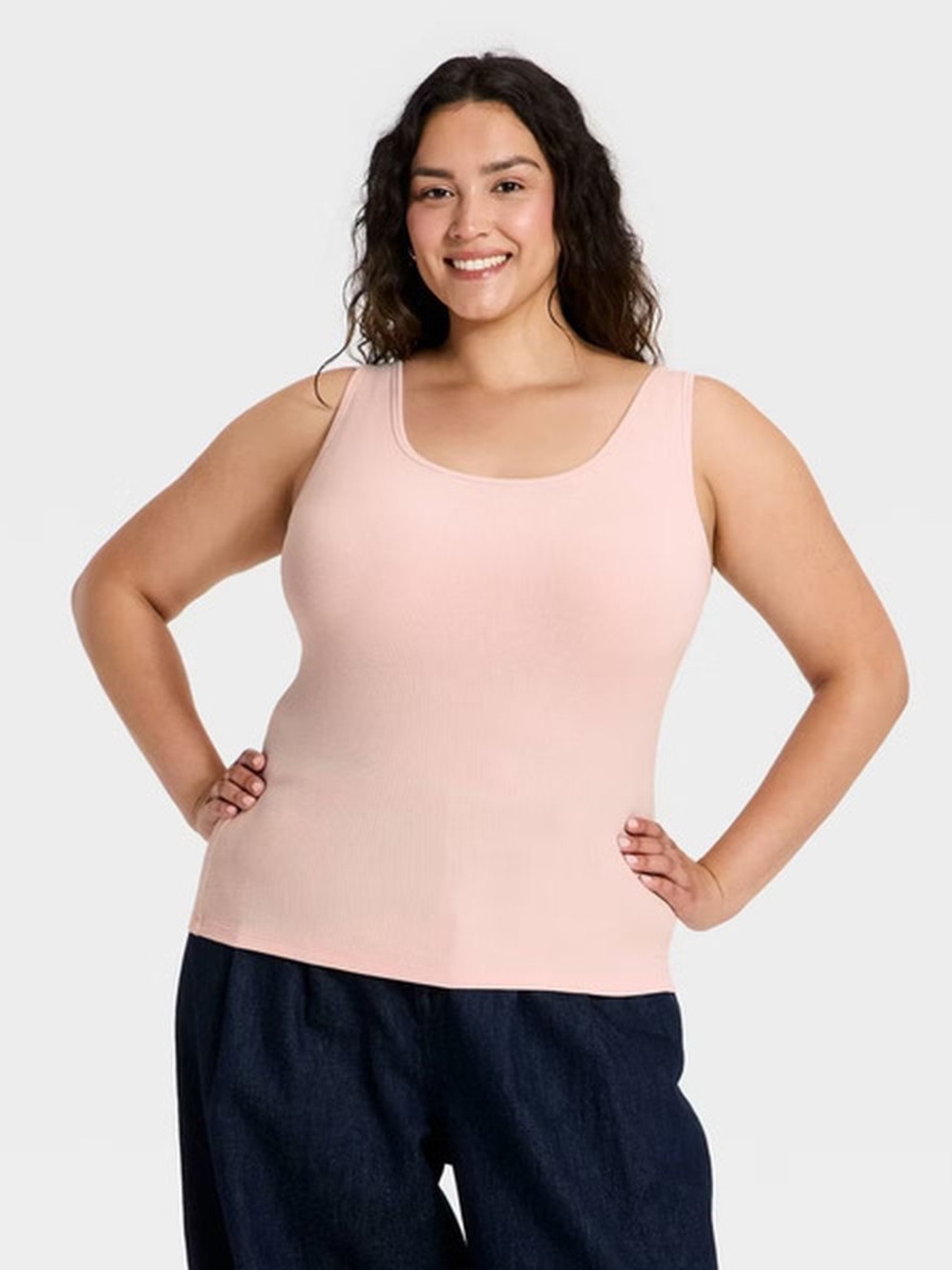 a new day Blush Pink Scoop Neck Tank